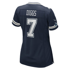 NFL Trevon Diggs Dallas Cowboys Women's Game Jersey - Navy