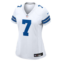 NFL Trevon Diggs Dallas Cowboys Women's Game Jersey - White