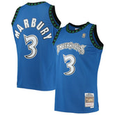 NBA Stephon Marbury Minnesota Timberwolves 1996/97 Hardwood Classics Swingman Jersey - Blue
