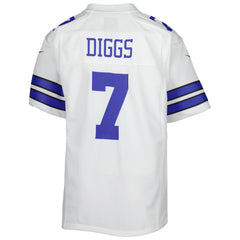 NFL Trevon Diggs Dallas Cowboys Youth Game Jersey - White