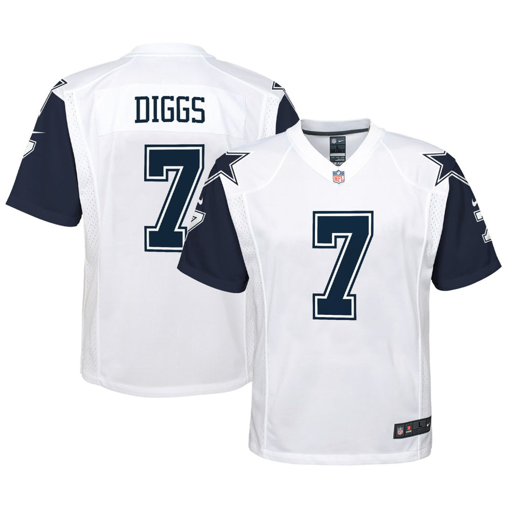 NFL Trevon Diggs Dallas Cowboys Youth Alternate Game Jersey - White
