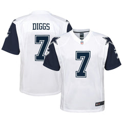 NFL Trevon Diggs Dallas Cowboys Youth Alternate Game Jersey - White