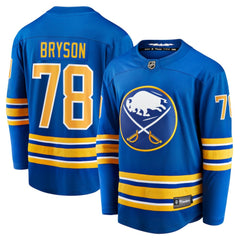 NHL Jacob Bryson Buffalo Sabres Fanatics Home Breakaway Player Jersey - Royal
