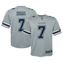 Trevon Diggs Dallas Cowboys Youth Inverted Game Jersey Silver