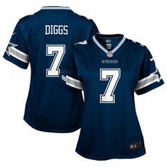 NFL Trevon Diggs Dallas Cowboys Girls Youth Game Jersey - Navy