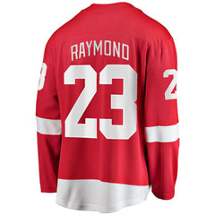 NHL Lucas Raymond Detroit Red Wings Fanatics Home Breakaway Player Jersey - Red