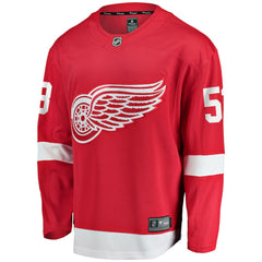 NHL Moritz Seider Detroit Red Wings Fanatics Home Breakaway Player Jersey - Red