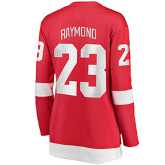 NHL Lucas Raymond Detroit Red Wings Fanatics Women's Home Breakaway Player Jersey - Red