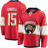 NHL Anton Lundell Florida Panthers Fanatics Home Breakaway Player Jersey - Red