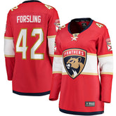 NHL Gustav Forsling Florida Panthers Fanatics Women's Home Breakaway Player Jersey - Red