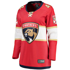 NHL Gustav Forsling Florida Panthers Fanatics Women's Home Breakaway Player Jersey - Red