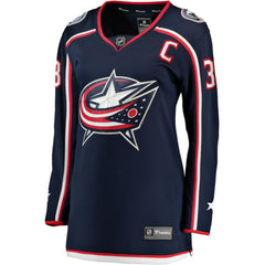 NHL Boone Jenner Columbus Blue Jackets Women's Home Breakaway Player Jersey - Navy
