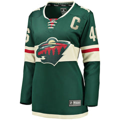 NHL Jared Spurgeon Minnesota Wild Women's Home Breakaway Player Jersey - Green