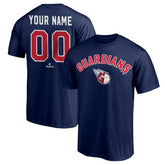Cleveland Guardians Personalized Winning Streak T-Shirt - Navy T-shirts