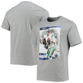 Dak Prescott Dallas Cowboys Name & Number T-Shirt Heathered Gray
