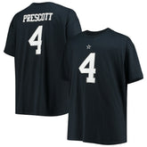 Dak Prescott Dallas Cowboys Big & Tall Player Name & Number T-Shirt Navy