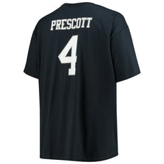 Dak Prescott Dallas Cowboys Big & Tall Player Name & Number T-Shirt Navy