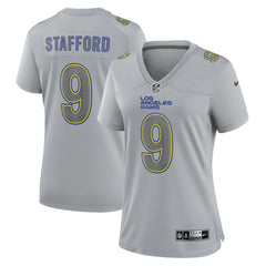 NFL Matthew Stafford Los Angeles Rams Women's Atmosphere Fashion Game Jersey - Gray