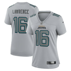 NFL Trevor Lawrence Jacksonville Jaguars Women's Atmosphere Fashion Game Jersey - Gray