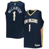 NBA Zion Williamson New Orleans Pelicans Youth 2021/22 Diamond Swingman Jersey - Icon Edition - Navy
