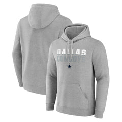 Dallas Cowboys Fade Out Pullover Hoodie Heathered Gray