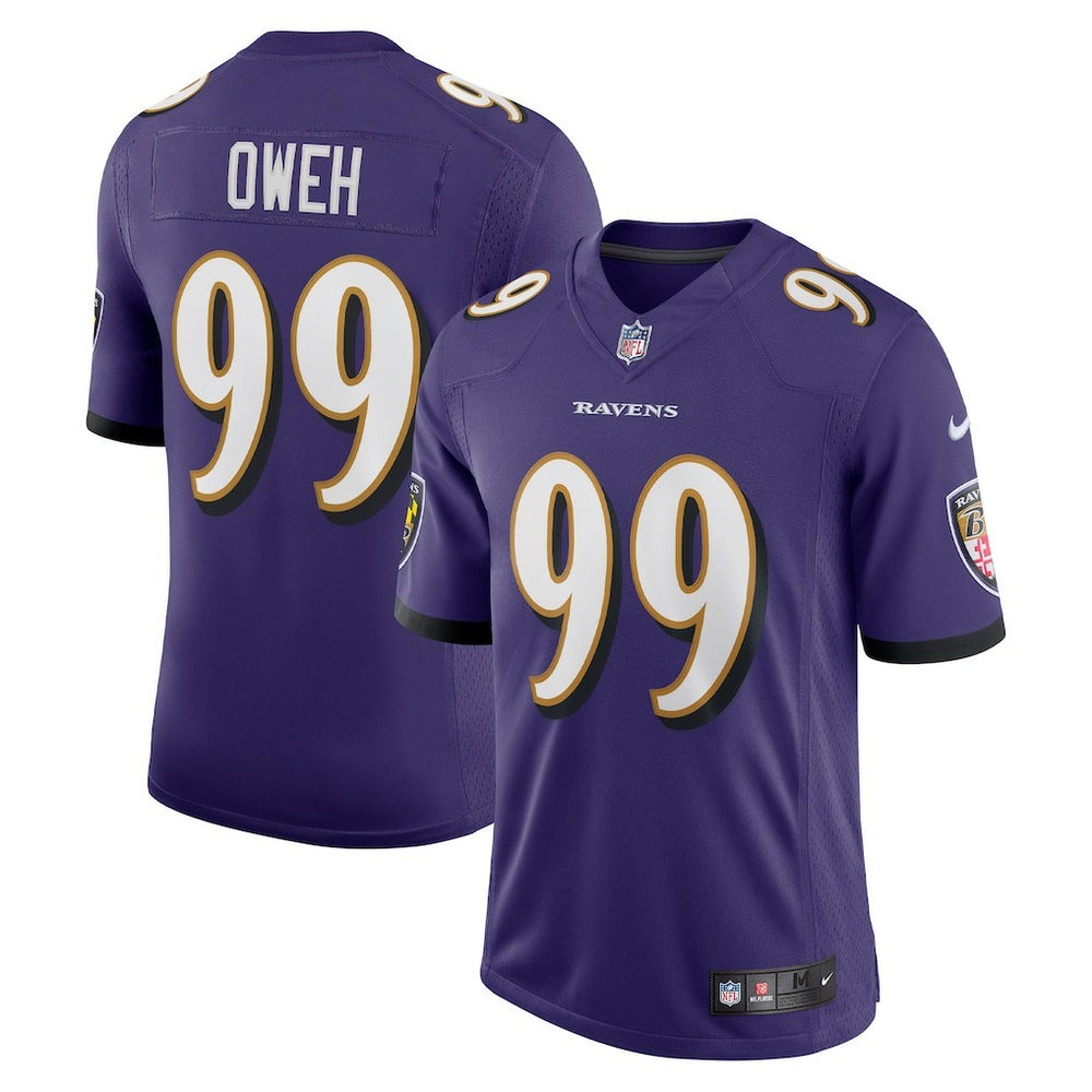 NFL Odafe Oweh Baltimore Ravens Vapor Limited Jersey - Purple