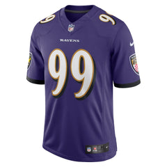 NFL Odafe Oweh Baltimore Ravens Vapor Limited Jersey - Purple