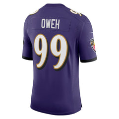 NFL Odafe Oweh Baltimore Ravens Vapor Limited Jersey - Purple