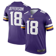 Justin Jefferson Minnesota Vikings Legend Player Performance Top Purple