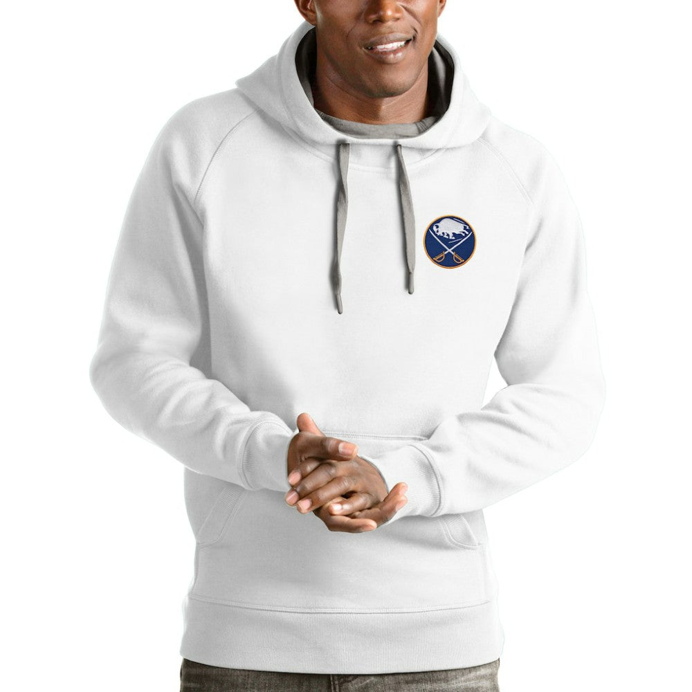 NHL Buffalo Sabres Antigua Victory Pullover Hoodie - White