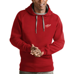 NHL Detroit Red Wings Antigua Team Victory Pullover Hoodie - Red