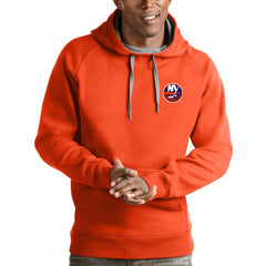 NHL New York Islanders Antigua Victory Pullover Hoodie - Orange