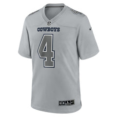 NFL Dak Prescott Dallas Cowboys Atmosphere Fashion Game Jersey - Gray