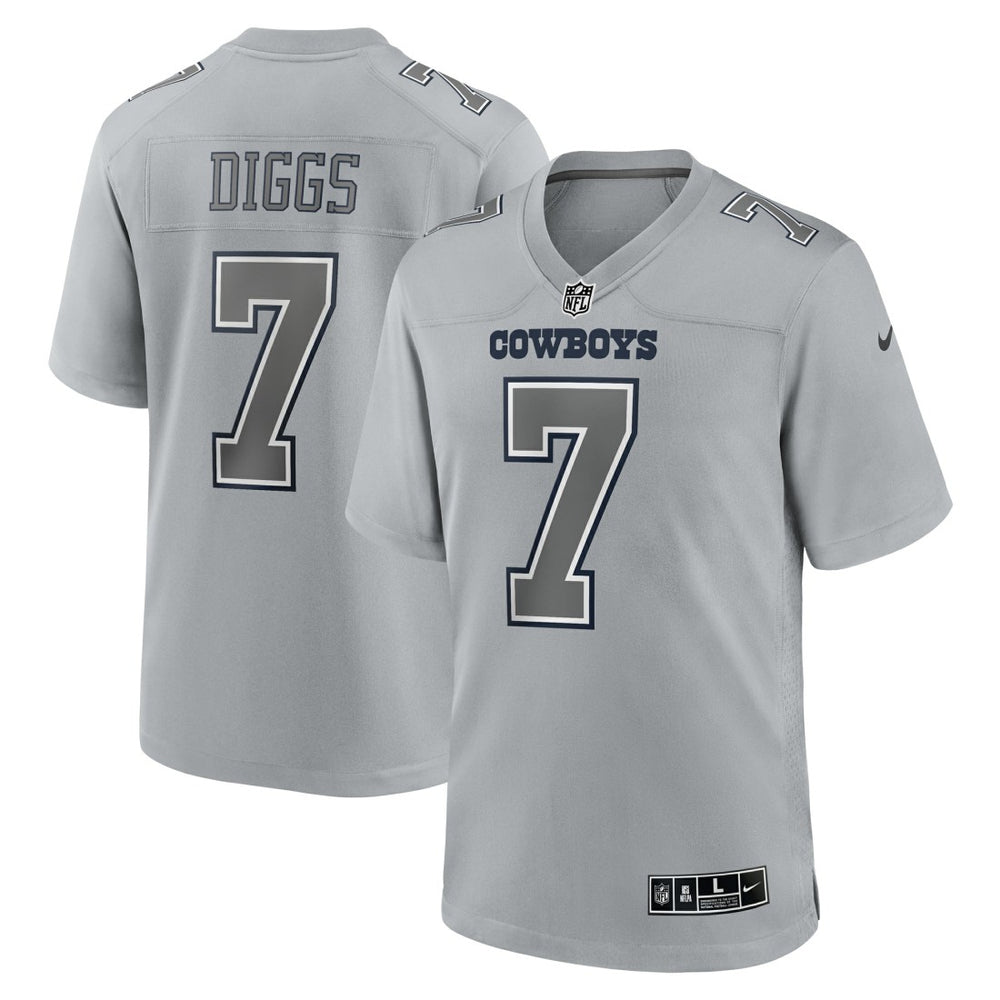 NFL Trevon Diggs Dallas Cowboys Atmosphere Fashion Game Jersey - Gray