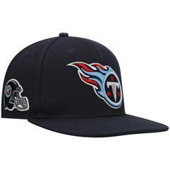 Tennessee Titans Pro Standard Logo II Snapback Hat Navy