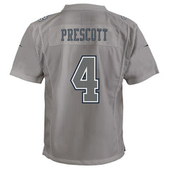 NFL Dak Prescott Dallas Cowboys Youth Atmosphere Game Jersey - Gray