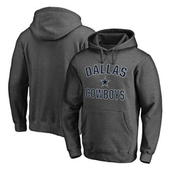 Dallas Cowboys Victory Arch Team Fitted Pullover Hoodie Charcoal