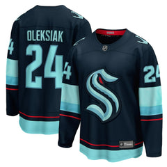 NHL Jamie Oleksiak Seattle Kraken Fanatics Home Breakaway Player Jersey - Deep Sea Blue