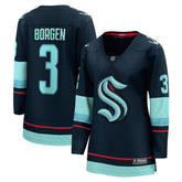 NHL Will Borgen Seattle Kraken Fanatics Women's Home Breakaway Player Jersey - Deep Sea Blue