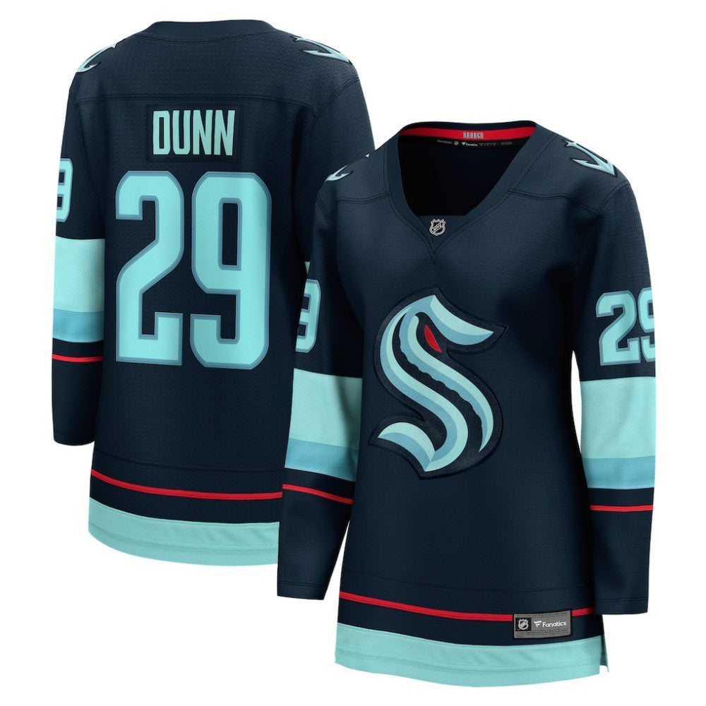 NHL Vince Dunn Seattle Kraken Fanatics Women's Home Breakaway Player Jersey - Deep Sea Blue