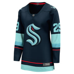 NHL Vince Dunn Seattle Kraken Fanatics Women's Home Breakaway Player Jersey - Deep Sea Blue