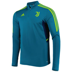 Juventus Team Training AEROREADY Quarter-Zip Top Teal