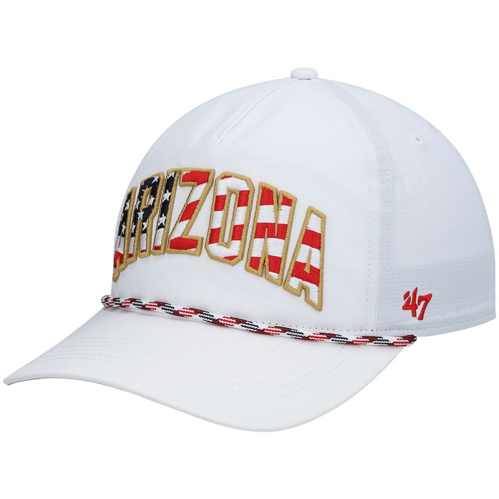 Arizona Cardinals '47 Hitch Stars and Stripes Trucker Adjustable Hat White