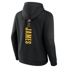Los Angeles Lakers Playmaker Name & Number Pullover Hoodie Black