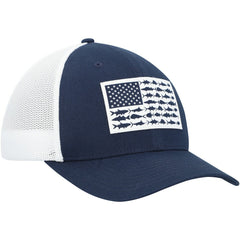 Dallas Cowboys Mesh Fish Flag Flex Hat Navy/White