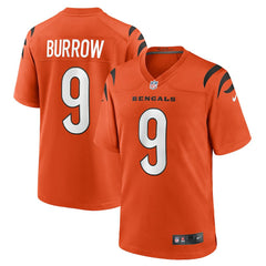 NFL Joe Burrow Cincinnati Bengals Alternate Game Jersey - Orange