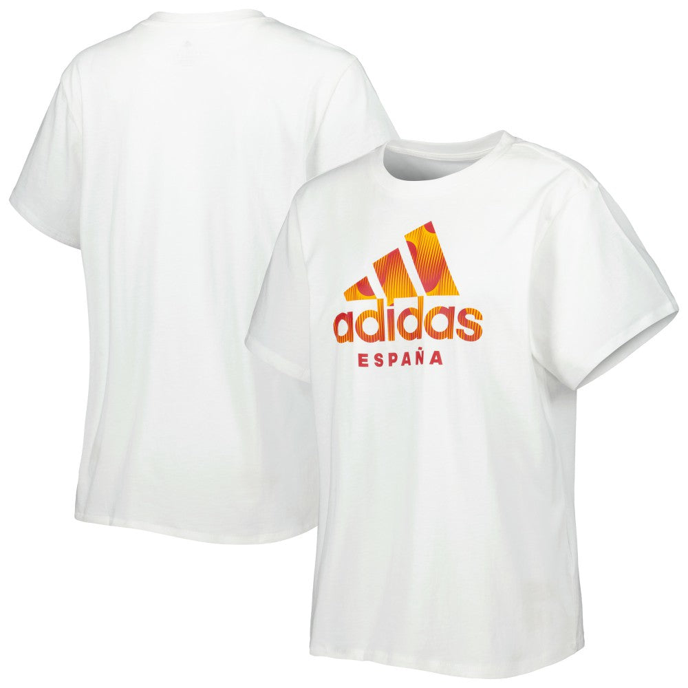 Spain National Team Women's DNA T-Shirt White