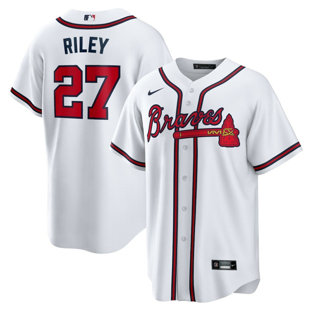 MLB Austin Riley Atlanta Braves Nike Home Replica Player Jersey - White