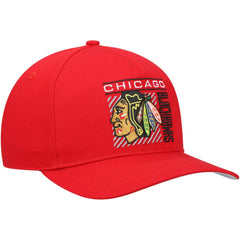 NHL Chicago Blackhawks '47 Reflex Hitch Snapback Hat - Red