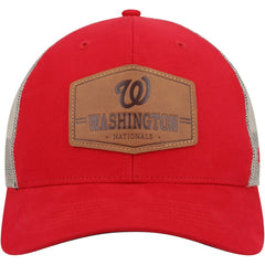 Washington Nationals '47 Rawhide Trucker Snapback Hat - Red/Natural Hats